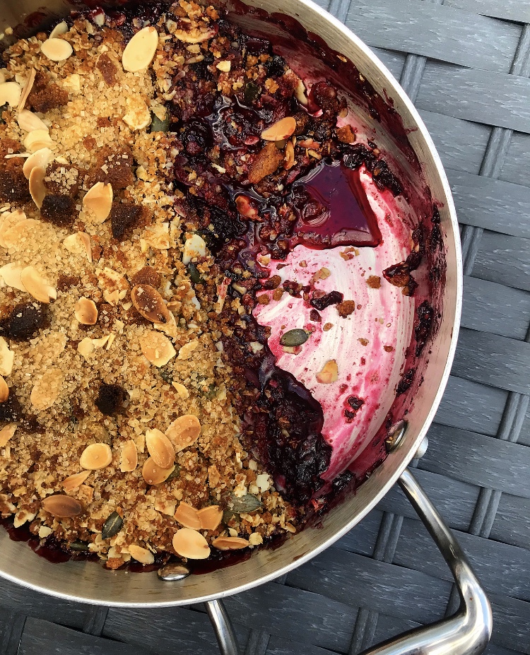 ORANGE & BLACKBERRY&nbsp;CRUMBLE