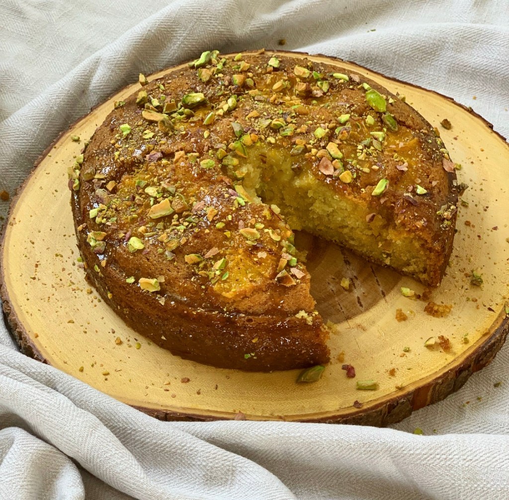 SAFFRON & ORANGE YOGURT&nbsp;CAKE