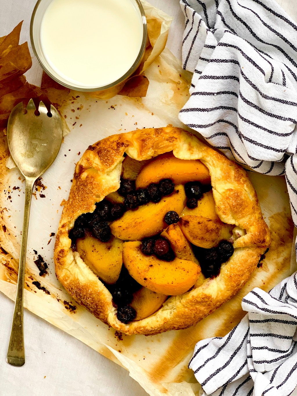SPICED PEACH & BLUEBERRY&nbsp;GALETTE