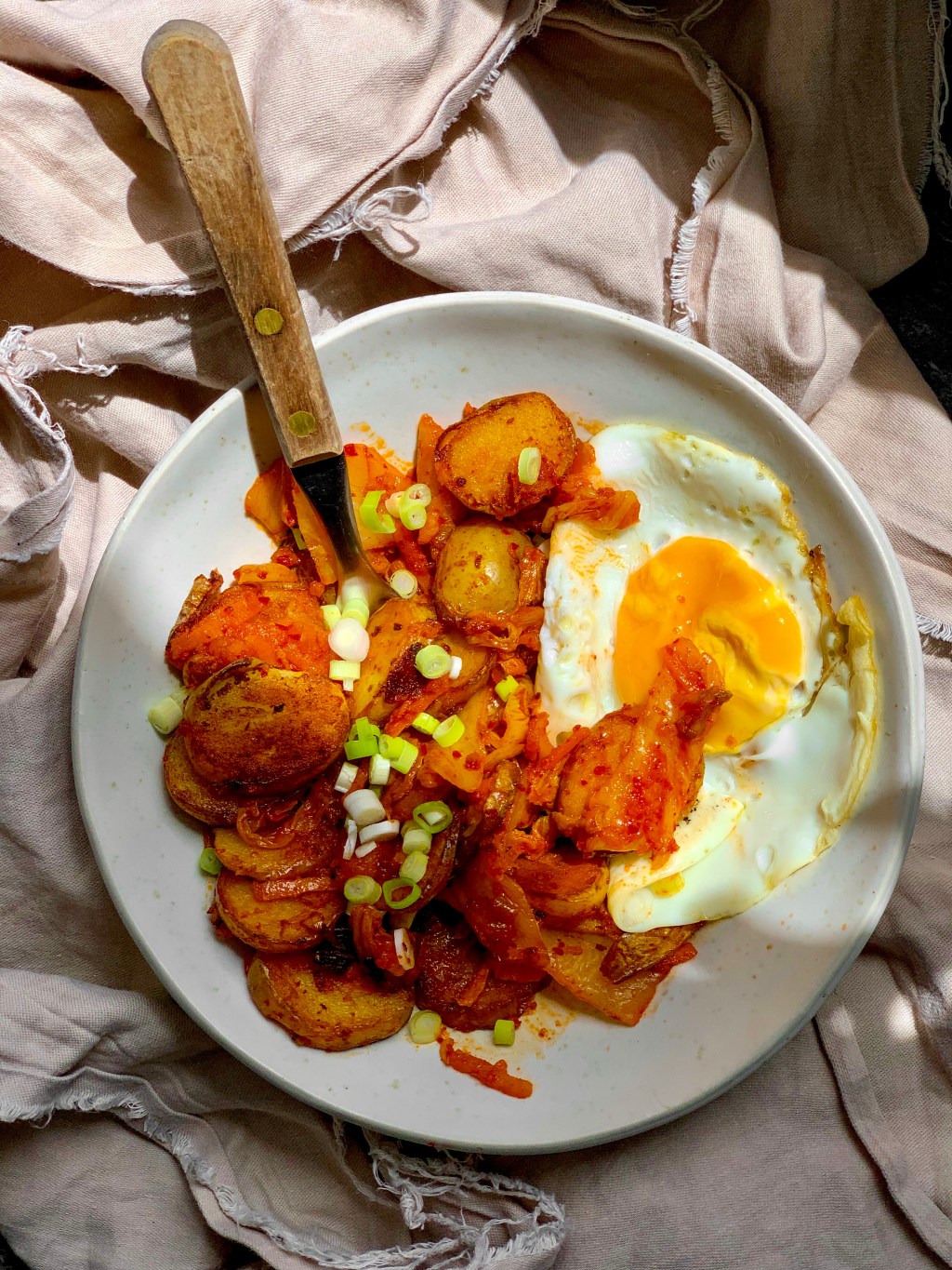 FRIED POTATOES &&nbsp;KIMCHI