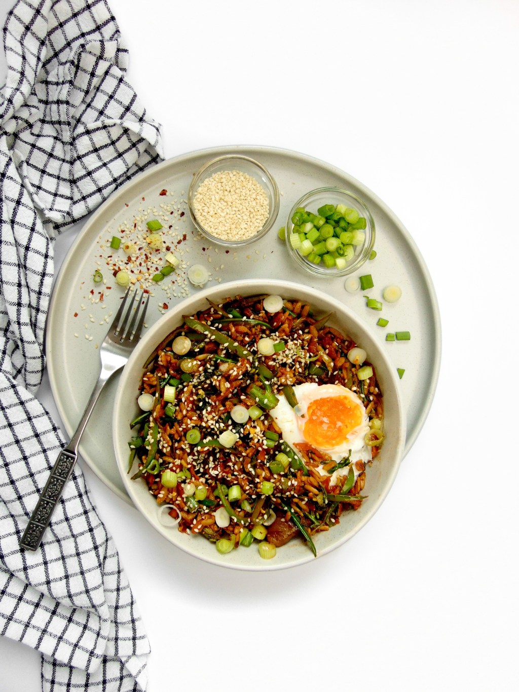 A BOWL OF FRIED RICE AND FRIDGE&nbsp;STUFF