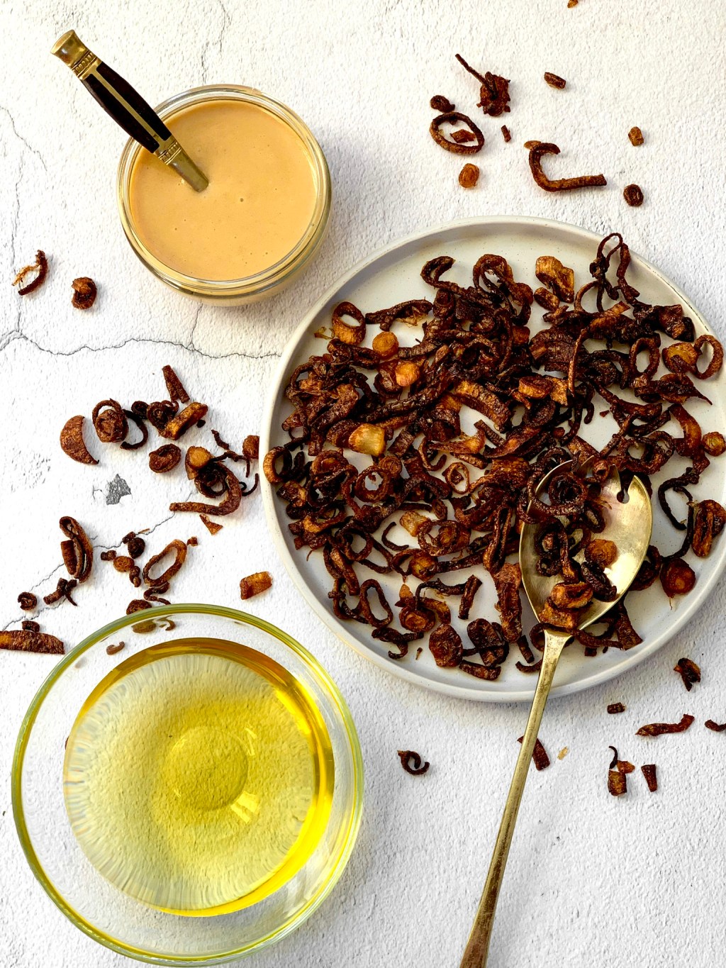 MY HOUSE DRESSING, SHALLOT OIL & CRISPY&nbsp;SHALLOTS